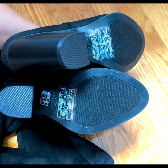 NWOT Forever 21 Faux Suede Over The Knee Boots - Picture 9 of 11